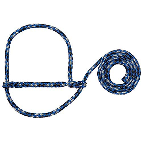 Weaver Leather Poly Rope Sheep Halter Bundle (Blue/Mint/Gray and Blue/Black/Gray)