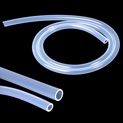1/4" ID Food-Grade Silicone Tubing - High Temp Silicon Tube 1/4" ID x 3/8" OD 3 Feet Pure Flexible Silicone Rubber Tube For Home Brewing Pump Transfer Winemaking, Kegerator,Aquaponics - size: 1/4" ID x 3/8" OD 3 Feet
