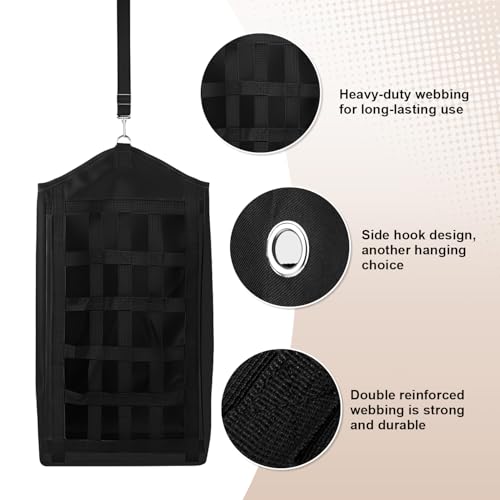 EUBUY 3 Pcs Hay Feeder for Goats and Horses, Slow Feed Design, Hay Nets | Design for Goats, Horse, Donkey, Large Opening with Adjustable Strap for Easy Hanging