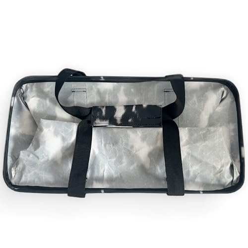 Large Collapsible Tote - color: Cow Hide