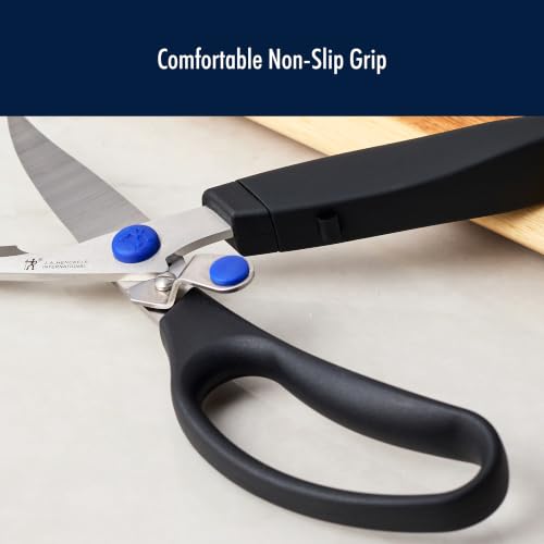 HENCKELS Kitchen Shears for Poultry, Dishwasher Safe, Heavy Duty, Stainless Steel 4-Inch - style: Poultry & Meats