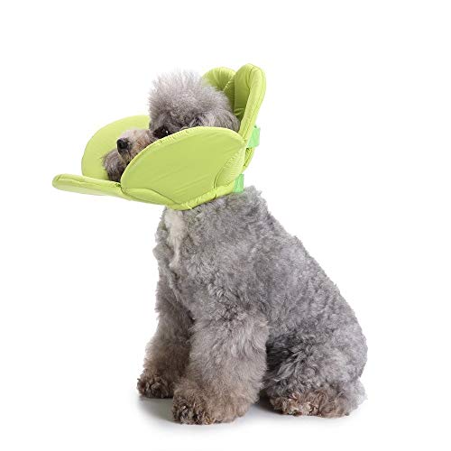 Dogs Cats Medical Grooming Pet E-Collar Recovery Remedy Protective Dog Lick Caught Soft Sponge Adjustable Postoperative Kit for Small and Medium Dog (Green, L (neck's Girth 12.6" to 13.3")) - color: Green, size: L (neck's girth 12.6" to 13.3")