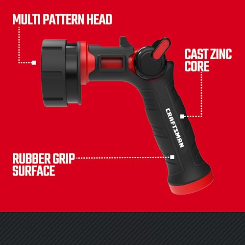 Craftsman Heavy-Duty 7-Pattern Water Nozzle - size: 80.27 cubic inches