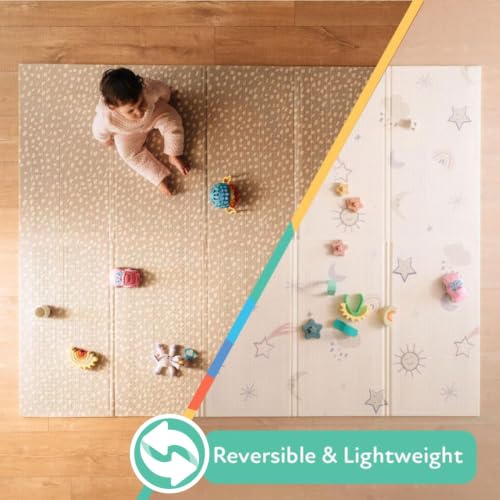 Nuby Reversible Baby Floor Mat | Stars and Sky - style: Stars and Sky