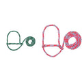Weaver Leather Poly Rope Sheep Halter Bundle (Mint/Black/Gray and Hot Pink/Coral/Mint)