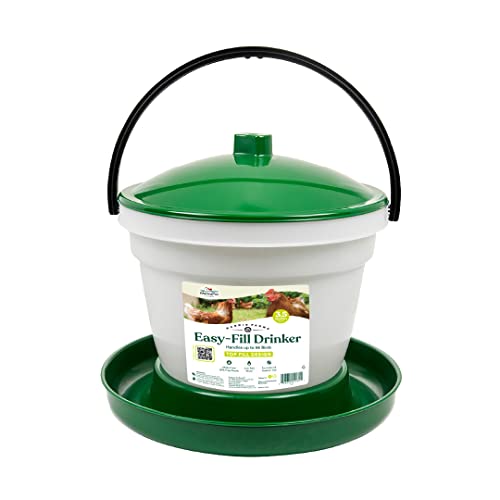 Harris Farms Poultry Drinker|Made of BPA-free Plastic|3.5 Gallon - size: 3.5 gallon