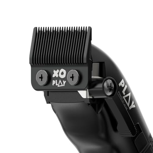 TPOB Play Barber Hair Clippers for Men 7500 RPM with Rubber Grips (Blackout) - color: Blackout