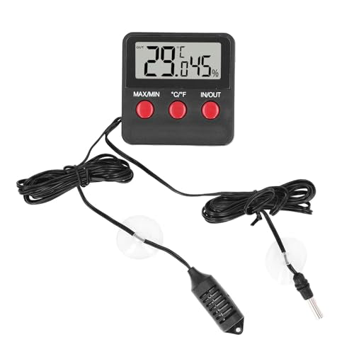 Mini Temperature and Humidity Meter Meter Gauge for Mini Thermohygrometer with Probe Probes Hygrometer Hygrometer Monitor Incubator Hygrometer Household Measuring Meter Rectal