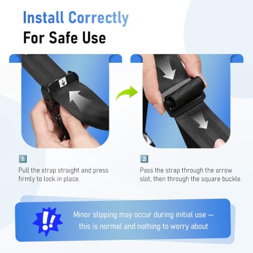 Knee Sling Attachment for Walker, Adjustable Leg Support Pads | Comfortable Ergonomic Leg Lift with Safety Pads, Fits Most Walkers, Supports Up to 300 lb