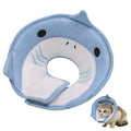 Cat Cone Collar Soft,Cute Dolphin Soft Cone for Cats,Kitty Donut Collar,Kitty Recovery Colla r - Soft, Adjustable, Breathable, Lightweight Cone to Stop Licking - After Surgery