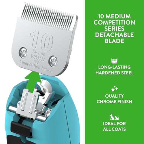 Wahl Professional Animal Competition Blade, 2358-100, 10 | Medium, Detachable Blade with 1/16 in Cut Length - size: 10