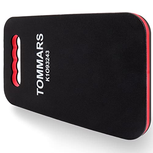 0.9 Inch Thick Mechanic Kneeling Pad, 15.55 x 9.25 Inches | High-Density PE Foam Knee Cushion with Double-Sided Nonslip Surface and Carry Handle for Gardening, Yard Work and Repairs - size: 9.25in Length-Unfodable