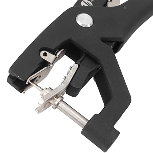 Livestock Tag Applicator, Alloy Steel, Automatic Rebound, Hydraulic Tag Tongs for Livestock, Cattle, Sheep, Pigs, Goats