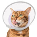 Cat Cone Collar Soft: Comfortable Waterproof Mesh Recovery Cone After Surgery to Stop Licking and Scratch, Alternative to Plastic Elizabeth Head/Neck Cone - color: Purple, size: S