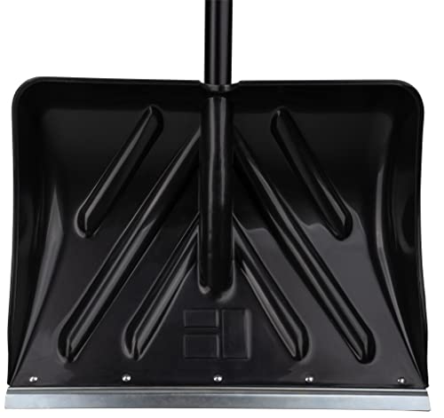 Hooyman Snow Shovel with Heavy Duty Construction, Ergonomic No-Slip H-Grip Handles, Galvanized Steel Blade, Reinforced Head, and Fiberglass Core for Shoveling, Clearing Snow, and Outdoors - style: Snow Shovel