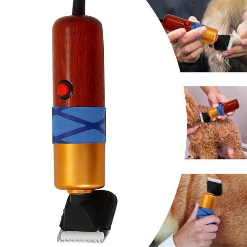 Pet Grooming Clippers 36W, Sheep Shears, with Plug & Blades Electric Clippers, Grooming Clippers for Dogs Cat Goat Alpaca, Angora Rabbits, Low Noise ≤ 60db, Heavy-Duty Hair Trimmer Kit