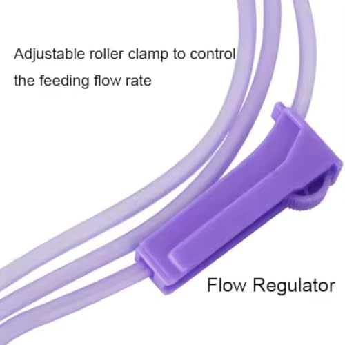 2 Pack - 1200ML Enteral Delivery Gravity Feeding Bag Set, Disposable Enteral Nutrition Bag with Slip Tip Connector - Feed Bag Health Care Aids - size: 2 Feedbag