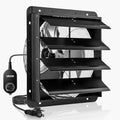 VEVOR 18 in Shutter Exhaust Fan Wall-Mount Automatic Louvers Variable Speed, Sturdy Steel Housing, Low Noise, AC Motor, 3051 CFM Ventilation and Cooling for Attic, Garage, Barn, Greenhouse, Workshop - size: 18 Inch Fan w/ Speed Controller