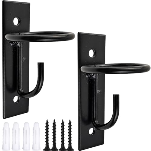 ROYHOO 2PCS Bucket Hooks for Horses Equestrian Bucket Hook Metal Water Bucket Hangers Horse Stalls Feed Bucket Barn Farmhouse Supplies (2)