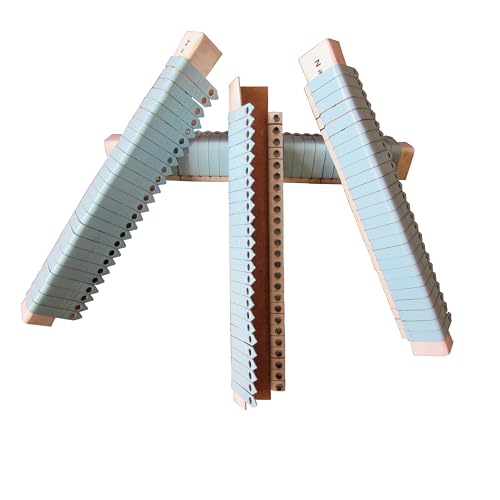 Zip Wing Bands Numbered - NOT Stamped Aluminum Chicken Pheasant Poultry Duck Wing Identification Tags (100, Light Blue) - color: Light Blue