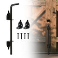 12" Heavy Duty Cane Bolts for Gates with Black Rustproof Powder Upgraded Hardware Gate Drop Rod for Wood PVC Vinyl Fences Gates, Double Doors-1 Pack - size: 12 Inch-1pack