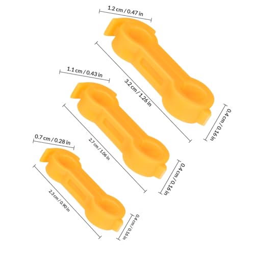 Chick Leg Bands, Splay Leg Brace Multi Size Poultry Splint | 4mm 5mm 6mm PVC supports, adjustable bird foot brace set for baby chicks, ducks, quails and pigeons