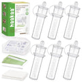 haakaa Silicone Colostrum Collector 6ml/6pcs Pack | World-first design, 3-in-1 Collector, Safe food-grade silicone-BPA Free, Ready-to-use pack,Replace disposable syringes - size: 6 Count (Pack of 1)-6ml