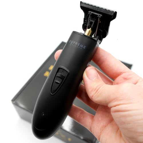 Supreme Trimmer 2-in-1 DLC T-Shaper Beard & Hair Trimmer + Crunch Lite Foil Shaver | Barber-Grade Precision & Travel Kit | Cordless Beard Grooming Set - style: Crunch Lite & DLC T-Shaper