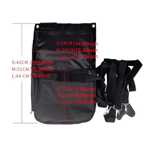 Horse Diaper Manure Bag Pony Poop Storage Bag Oxford Horse Poop Bag Catcher Equine Manure Bag for Riding Barn Saddle Garden, 64cmx40cm - size: 64cmx40cm