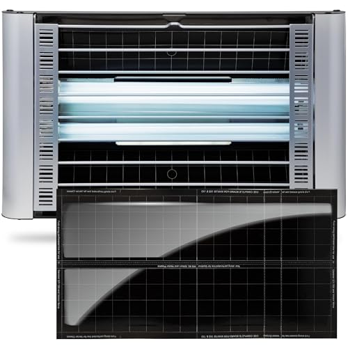 Catchmaster Vector Plasma Grilled Wall-Mounted UV Fly Light Trap - 3,100 sq. ft. Catch Zone, Fly Trap for Dining Rooms & Commercial Kitchens and Fresh & Dry Food Storage, UV Lamp Flying Insect Killer - style: Plasma Grilled - 2,900 sq ft