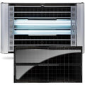 Catchmaster Vector Plasma Grilled Wall-Mounted UV Fly Light Trap - 3,100 sq. ft. Catch Zone, Fly Trap for Dining Rooms & Commercial Kitchens and Fresh & Dry Food Storage, UV Lamp Flying Insect Killer - style: Plasma Grilled - 2,900 sq ft