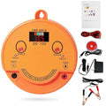 2.5J Electric Fence Charger, DC 12V / AC 110V-240V, 12kV Output Voltage, Covers up to 6.2 Miles (10 km). Supports Solar, Battery and AC Power Supply. Equipped with a Display Screen and Alarm Function.