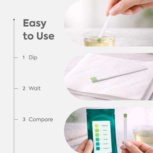 Diagnox Urine Protein Test Strips, At-Home Proteinuria Monitoring, 30 Pack | Individually Wrapped Tests, Fast Results in 60 Seconds, Easy To Use, Private Testing, Simple Color Scale Reading