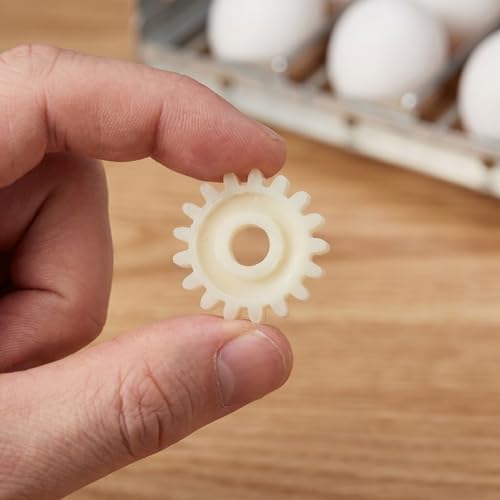 Abaodam 10 pcs Incubator Gear Wheel Egg Turning Motor Reversible Gear Replacement Part for Chicken Quail and Pigeon Hatching Equipment Easy Install for Incubator Accessories