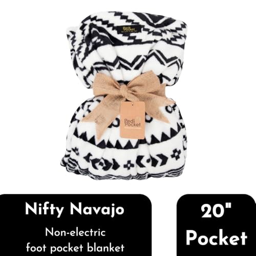 50" x 70" Nifty Navajo Foot Pocket Blanket Non-Electric - color: Nifty Navajo