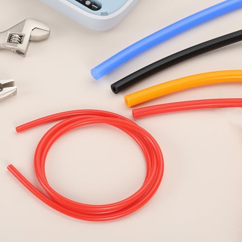 uxcell 6mm ID x 12mm OD Silicone Tubing, 6.6ft High Temp Silicone Air Tube Drip Irrigation Hose Pipe for Home Brewing Wine Beer Line and Aquaponics, Green - color: Green, size: 6mm x 12mm x 200cm