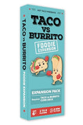 Taco vs Burrito Foodie Expansion Pack - Requires Core Game to Play - Card Game Created by a 7-Year-Old and Perfect for Families, Friends, Adults, Teens & Kids. - style: Foodie Expansion