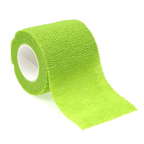 Self Adhesive Bandage Wrap Animal Cohesive Bandage Self Adherent Wrap First Aid Tape for Dogs Cats Horses Birds & Wrist Healing Ankle Sprain (2 Inch Mixed Pure 6 Rolls) - color: 2 Inch Mixed Pure 6 Rolls