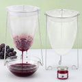 2 Sets Stable Jelly Strainer Stand with 3 Strainer Bags | Reusable Mesh Filter Bags & Stainless Steel Sieve Stand Kit for Straining Nut Milk, Cheese, Juice, Greek Yogurt