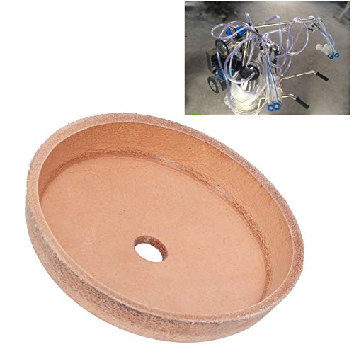 Shanrya Milker Piston, Faux Leather Cow Piston Pump Milking Machine Spare Parts Plunger Stable Efficient Easy Milker Piston for Leather Plunger Pump, Milking Machine Piston