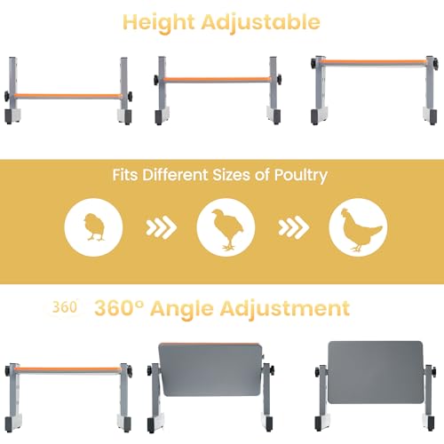 Smart Chick Brooder Heater with Digital Temp & Timer, Adjustable Height & Angle, Radiant Chicken Coop Heater for Winter, Rapid-Heating Plate for Ducklings, Quail, 35W, 13"x8" for 15 Chicks