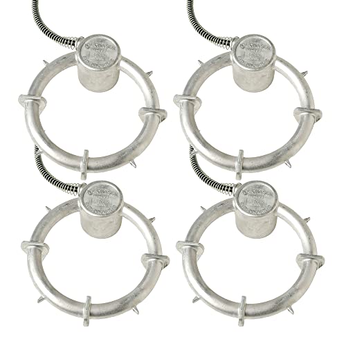 Farm Innovators 4 Pack Submergible Tank De-Icer, 1000W Water Deicer- Ice Chaser Cast Aluminum Design with Chew Proof Cord for Livestock Water Stock Tank