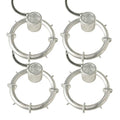 Farm Innovators 4 Pack Submergible Tank De-Icer, 1000W Water Deicer- Ice Chaser Cast Aluminum Design with Chew Proof Cord for Livestock Water Stock Tank
