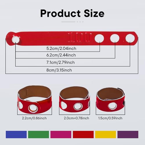 100Pcs Chicken Leg Bands Aluminum Adjustable Poultry Identification Rings | Duck Clip on Leg Rings Chicken Ankle Tags Numbered Feet ID Bands Farms Pheasant Pigeons Goose (Red)