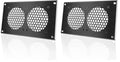 AC Infinity Ventilation Grille 5, for PC Computer AV Electronic Cabinets, Also Includes Hardware to Mount Two 80mm Fans (Pack of 2) - size: 8 Inch (Pack of 2)