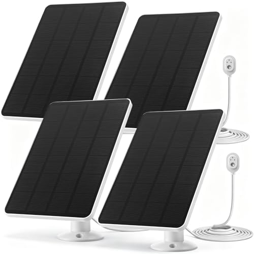 4 Pcs Solar Panel Charger Compatible with Pro 5s/4/3/ultra/ultra 2 - color: Compatible with Arlo Pro 5s/4/3/ultra/ultra 2 Camera, size: 4.5w