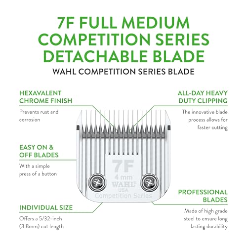 Wahl Professional Animal Competition Blade, 2368-100, 7F - size: 7F
