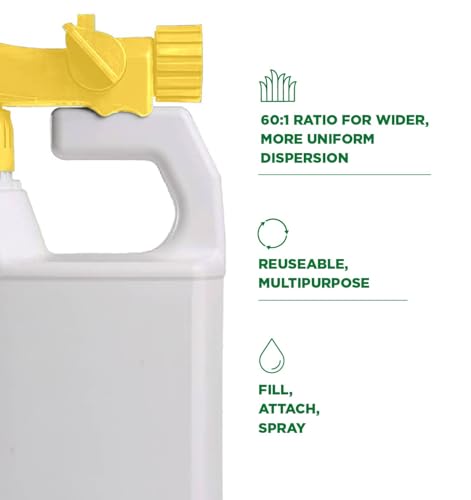 The Andersons Refillable Multipurpose Hose-End Sprayer 32oz (Pack of 2) (60:1 Spray Ratio) - size: 60:1 Spray Ratio