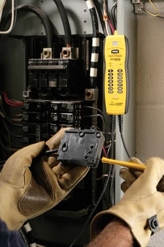Sperry Instruments VC61000 Volt Check Voltage & Continuity Tester, Black & Yellow | Heavy-Duty Smart Meter with Circuit Alert Non-Contact Detection, Black & Yellow (Formerly: Sperry Instruments)