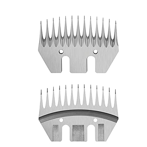 Combs Shear Blades Replacement Goat Clipper Blades for Sheep Shears Electric Clipper 13-Tooth Straight - color: 4.13 Tooth Replacement Blades